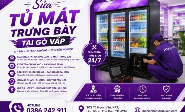 Sửa tủ mát trưng bày tại Gò Vấp