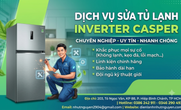 Sửa tủ lạnh inverter Casper