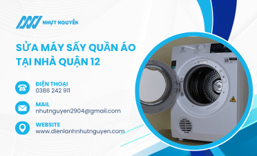 Sửa máy sấy quần áo tại nhà quận 12