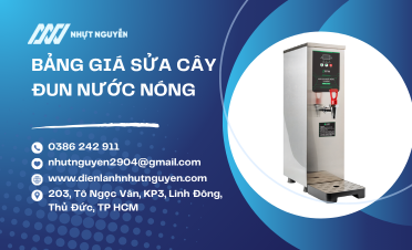 Bảng giá sửa cây đun nước nóng