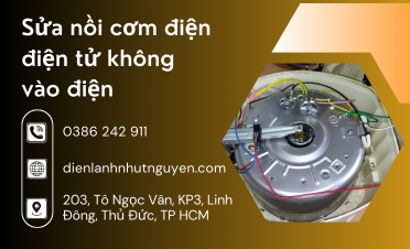 Sửa nồi cơm điện điện tử không vào điện